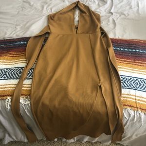 Revolve dress - camel colors size medium